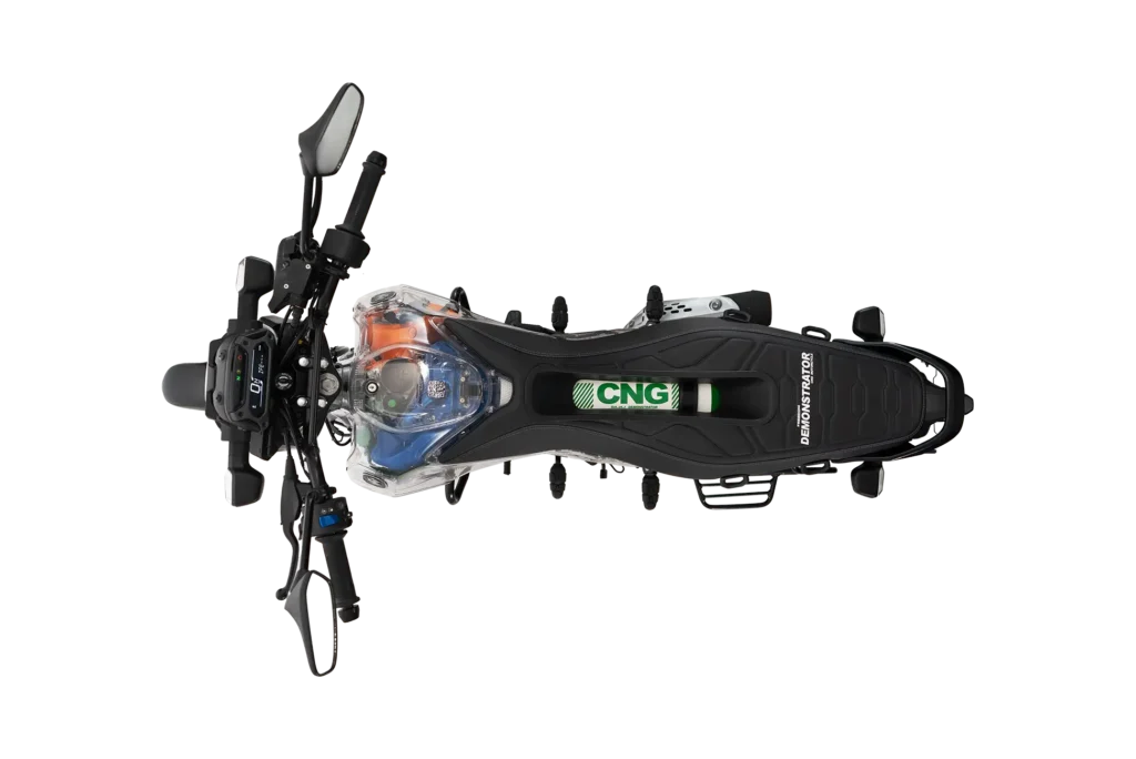 PESO certified CNG cylinder in Bajaj Freedom 125